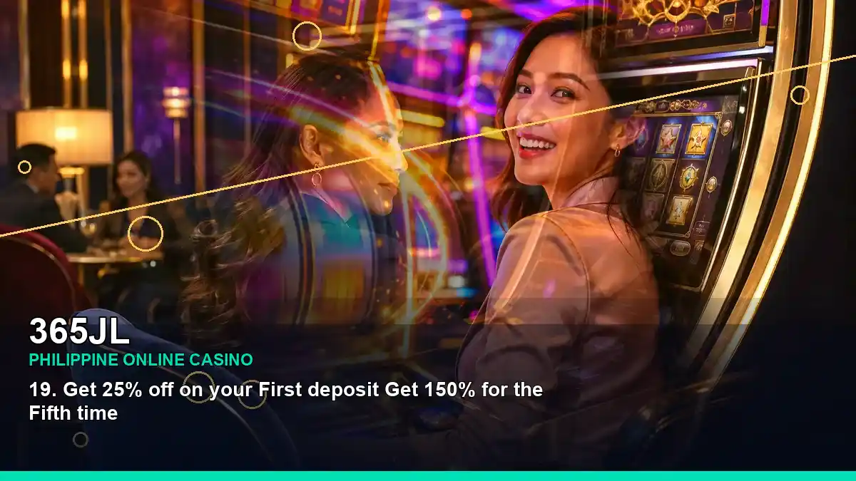 365JL VIP casino rewards presented in a vibrant layered collage for players in the Philippines
